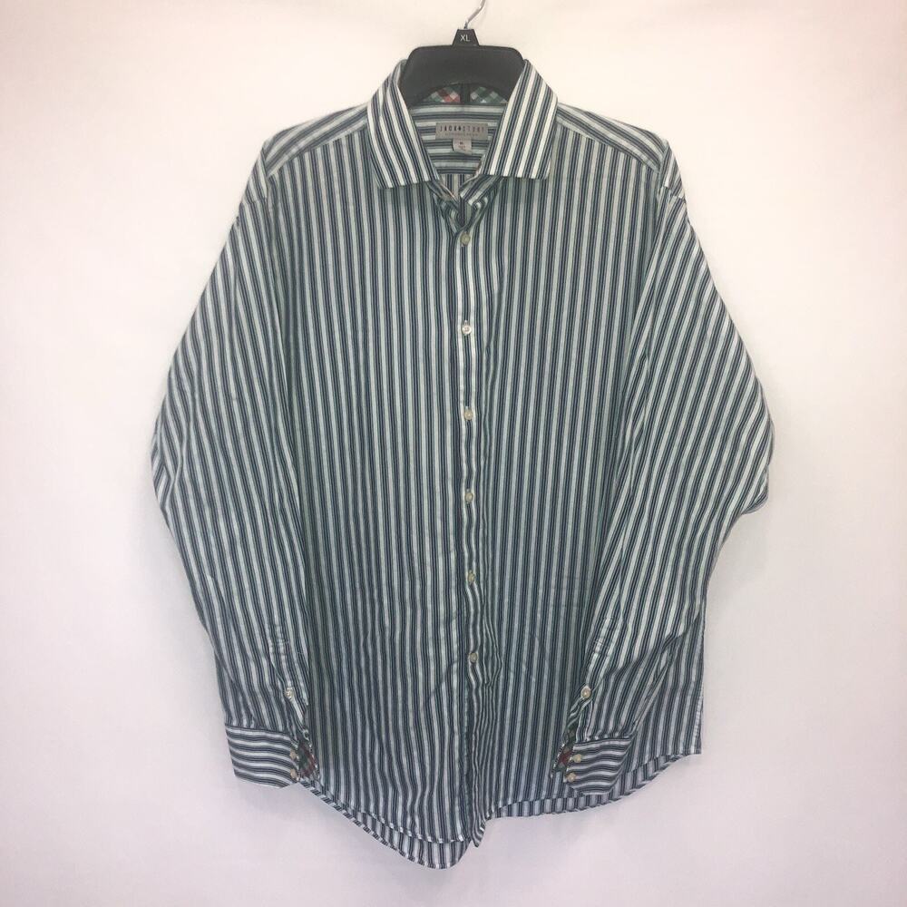 Jack Stone Button Up Adult XL Mens Multicolor Long Sleeve Shirt